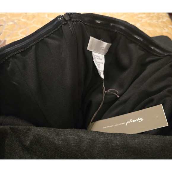 Spiegel Pointe Knit Women's Dress Strapless NWT Gray Signature Sleeveless 14 - Picture 5 of 7